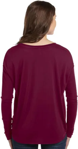 Vista 3 de Bella Canvas Camiseta de manga larga para mujer con mangas 2x1 (8852)