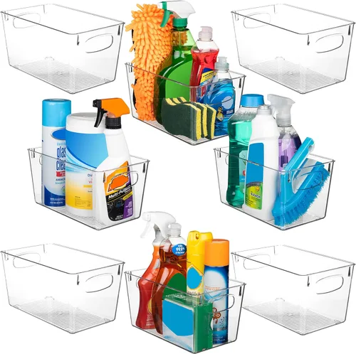 Vista 9 de ClearSpace Contenedores de Almacenamiento de Plástico Transparente – Organización y Almacenamiento Perfecto para Cocina o Despensa – Organizador