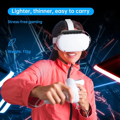 Vista 3 de Battery Pack for Meta Oculus Quest 2 5000mAh Extra 2 Hours Playtime Meta Oculus Quest 2 VR Extended Extra Battery Pack