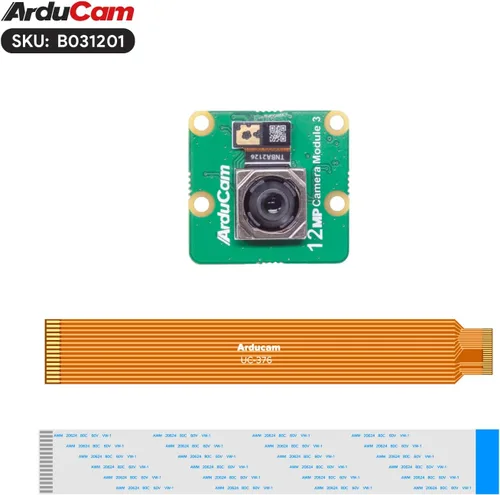 Vista 2 de Arducam para Raspberry Pi Cámara Módulo 3, 12MP IMX708 75 ° (D) Autofocus Noir Pi Cámara V3