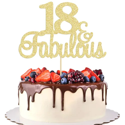 Vista 9 de Gyufise 1 decoración de 30 con purpurina dorada y fabulosos adornos para tartas de 30 años y fabulosos adornos para tartas de cumpleaños de 30 años