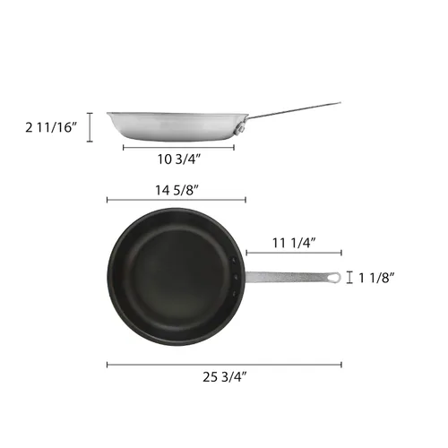 Vista 2 de Thunder Group Sartén antiadherente de aluminio de 14 pulgadas