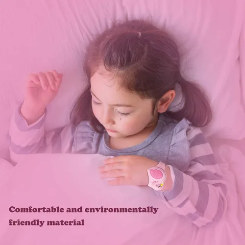 Vista 6 de Reloj de aprendizaje para niñas pequeñas de 3 a 8 años, 3D lindo diseño de caricatura de flamenco rosa con diseño de concha para niños, reloj