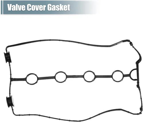 Vista 4 de uxcell Juntas de tapa de válvula de motor para Chevrolet Aveo 1.6L 2004-2008 No.96353002 Negro