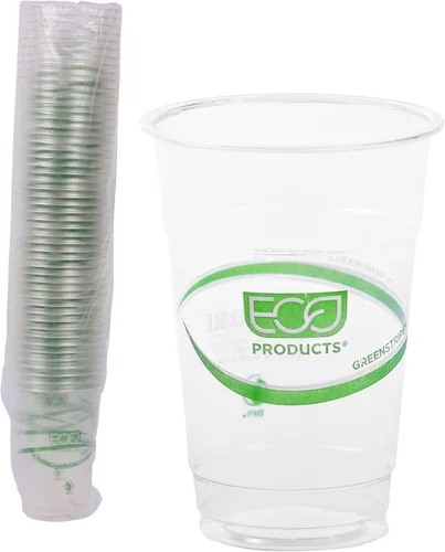 Vista 22 de Eco-Products, Inc GreenStripe - Vasos para bebidas frías, Transparente, 1000