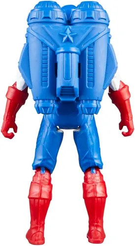 Vista 10 de Marvel Epic Hero Series Battle Gear - Figura de acción del Capitán América, 4 pulgadas, juguetes de superhéroes de los Vengadores para niños a