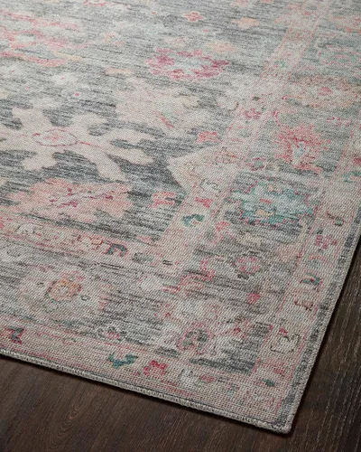 Vista 9 de Loloi Elysium - Alfombra de área de grafito/multi de 7'-6" x 9'-6