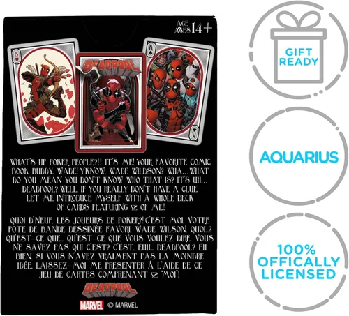 Vista 7 de Marvel Deadpool Nouveau - Baraja de cartas