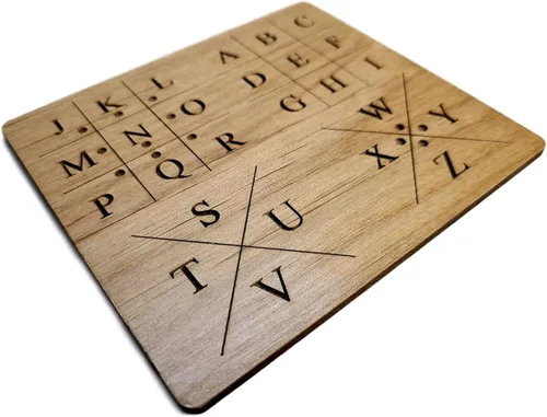 Vista 3 de Paquete de accesorios para sala de escape: disco decodificador de cifrado Pigpen y Laberinto