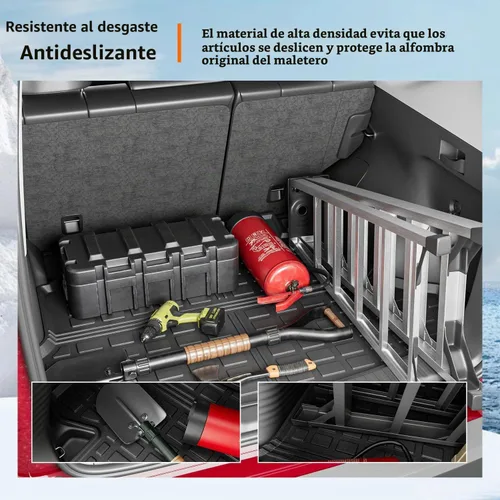 Vista 4 de powoq - Alfombrilla para maletero compatible con Honda CRV 2012-2016, revestimiento para cajuela TPE, alfombrilla de carga de repuesto para Honda
