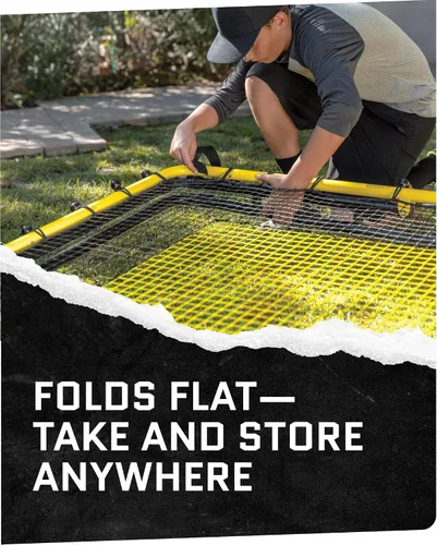 Vista 11 de SKLZ Fielding Trainer - Baseball, Softball & Volleyball Rebounder Net. Enhanced Solo Fielding Practice for Skill Development. High-Performance