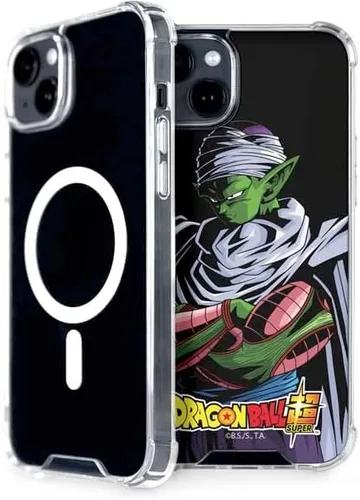 Vista 6 de Skinit Funda para teléfono compatible con MagSafe iPhone 15, diseño oficial de Dragon Ball Super Goku