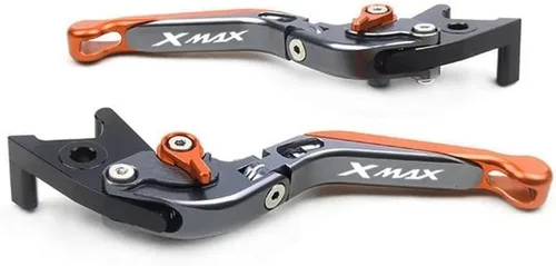 Vista 4 de TEMKIN W - Palancas de embrague de freno extensibles plegables para motocicleta Yamaha Xmax 250 125 300 400 XMAX300 X-MAX 125 250 300 400 2013-2019