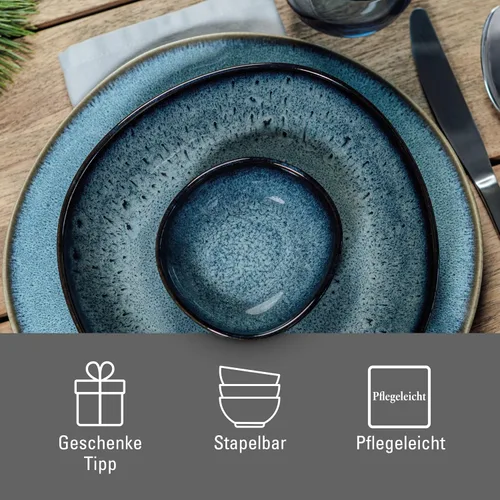 Vista 8 de like. by Villeroy & Boch Cuenco individual Lave Gris - 4.25x4x1.25 pulgadas