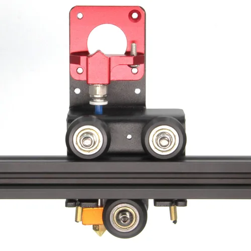 Vista 5 de Placa de soporte de extrusora de engranajes dual de accionamiento directo, filamentos flexibles de impresión fácil para impresora 3D Ender-3, Ender