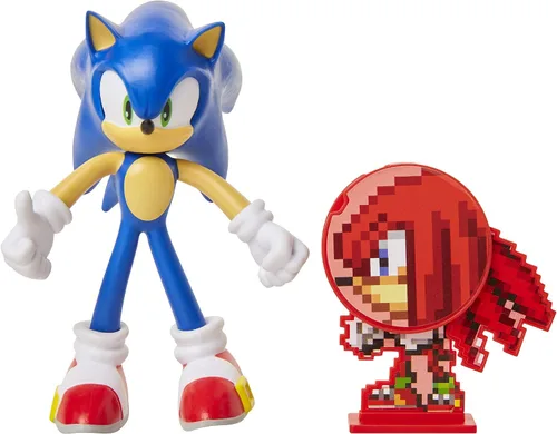 Vista 14 de Sonic, el erizo - Figura de acción de Knuckles de 4 in Nudillos