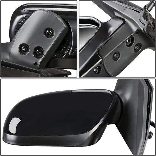 Vista 4 de DNA Motoring OEM-MR-TO1320213 - Espejo de puerta lateral izquierda con estilo de fábrica compatible con Toyota Prius 01-03