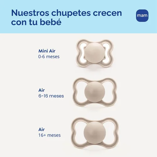 Vista 9 de MAM Paquete variado de chupetes de 16 meses, sin BPA, pezón de silicona