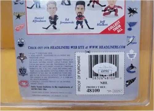 Vista 2 de Jason Arnott - Figura autografiada de New Jersey Devils 1998 JSA AI97795 - Figuras de la NHL autografiadas