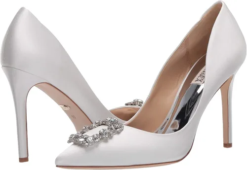 Vista 3 de Badgley Mischka Tacones Cher para mujer - Tacones de mujer con tacones de aguja de stiletto de 3.75" Azul celeste