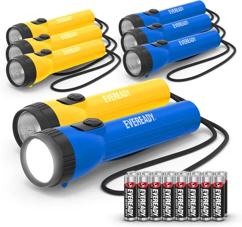 Vista 11 de Eveready Linterna LED (paquete de 8) Linternas brillantes y confiables para uso general, excelentes para acampar, automóvil, linterna de mano