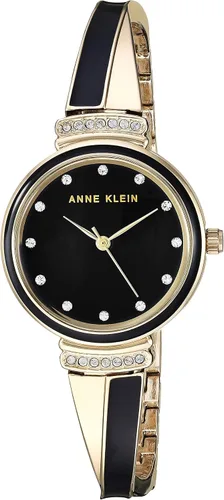 Vista 3 de Anne Klein Juego de reloj y brazalete acentuado de cristal para mujer