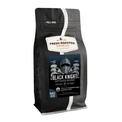 Vista 37 de Fresh Roasted Coffee, Blackbeard's Revenge, 12 onzas, tostado medio, Kosher, grano entero