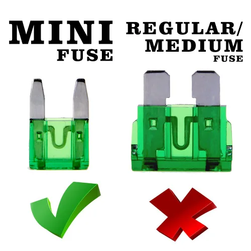 Vista 3 de 20 PC 2A Mini Fusible de Cuchilla, Fusible Automotriz para Camión de Coche