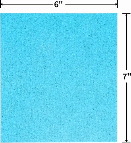 Vista 8 de Paños de cocina suecos, paquete de 18 paños de cocina multicolor, paños absorbentes para cocina, paños de esponja de celulosa multiusos, toallas