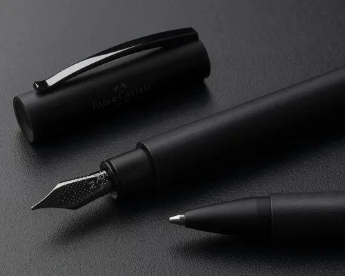 Vista 4 de Faber-Castell Bolígrafo Ambition, todo negro