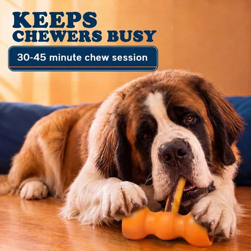 Vista 6 de Bow Wow Labs SafeFit™ Bully Sticks para perros, palitos de carne de res 100% naturales, alimentados con pasto, de bajo olor, masticables de larga
