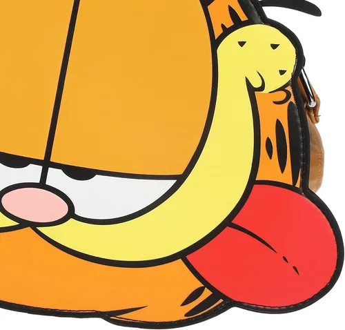 Vista 6 de Garfield Sticking Tongue Out Naranja - Bolso cruzado de 10 pulgadas