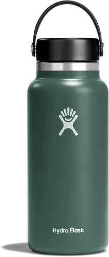 Vista 8 de Hydro Flask Black de boca ancha con tapa Flex de 64 onzas