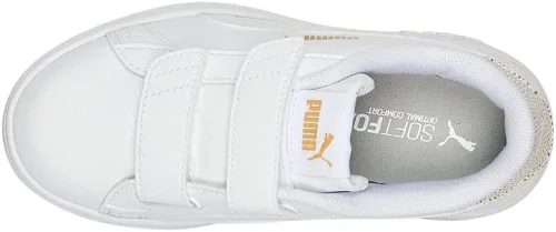 Vista 4 de PUMA - Zapatos de preescolar Smash V2 Metallics V