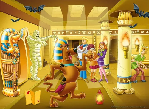 Vista 2 de Ravensburger Scooby Doo - Rompecabezas de 100 piezas para niños a partir de 6 años