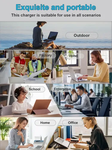 Vista 7 de Cargador de superficie de 65 W compatible con Microsoft Surface Pro 10 9 8 7+ 7 6 5 4 3 X Surface Laptop 7 6 5 4 3 2 1 Surface Book 3 2 1 Surface Go
