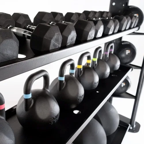 Vista 4 de Power Systems Pares de mancuernas octogonales de 3 a 100 libras