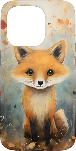 Vista 14 de Cute Fox Fall Woodland Forest Autumn Leaves Case for iPhone 17