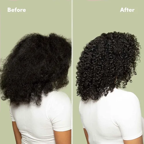 Vista 2 de Mizani True Textures - Máscara de vapor de arcilla marroquí Acondiciona y nutre profundamente, con aceite de coco, para cabello rizado, 16.9 onzas