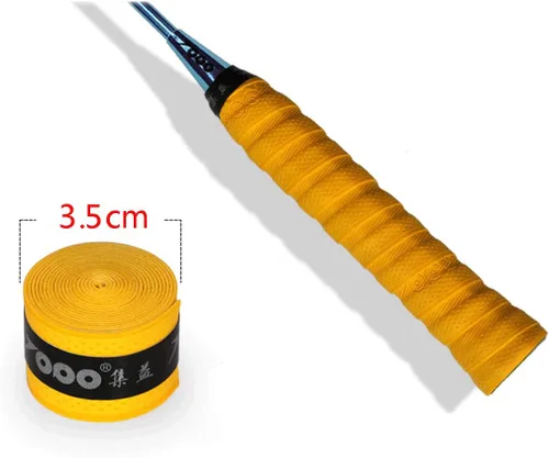 Vista 6 de Cinta de agarre para raqueta de tenis, diseño de punto de presión, antideslizante para raqueta de tenis, raqueta de bádminton, bate de béisbol