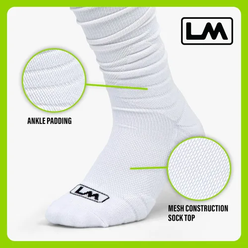Vista 3 de Calcetines de fútbol Loudmouth Scrunch