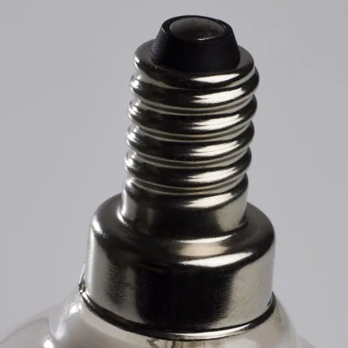 Vista 4 de Satco Bombilla LED E12 de 4 W, 2700 K, clasificación de 15000 horas, regulable