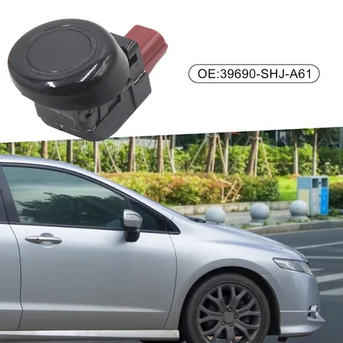 Vista 2 de Sensor de aparcamiento 39690-SHJ-A61 Sensor de ayuda inversa para Honda Odyssey 2005-2010 plástico metal negro