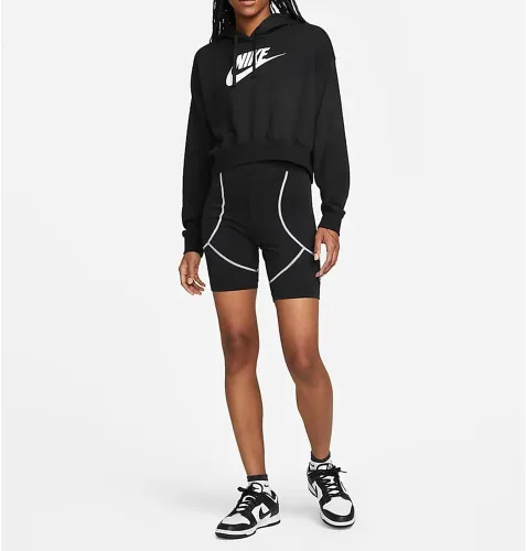 Vista 4 de Nike Sportswear Club Fleece - Sudadera con capucha para mujer