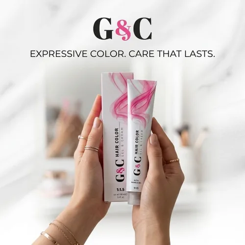 Vista 5 de G & C - Tinte para el cabello (5.4/5.C marrón cobre natural claro)
