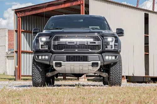 Vista 4 de Rough Country Kit de luces antiniebla DRL LED triple para Ford Raptor 2017-2020 - 70700DRL