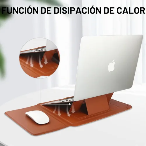 Vista 5 de HoYiXi Funda para laptop de 13 pulgadas compatible con MacBook Neo 2026/MacBook Air 13 M1 M2 2022-2018/MacBook Pro 13 M2 2022-2016/Surface Pro 8