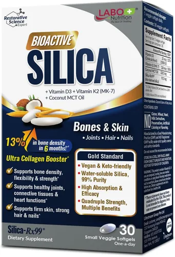 Vista 10 de LABO Nutrition Sílice bioactiva, soporte para huesos, articulaciones