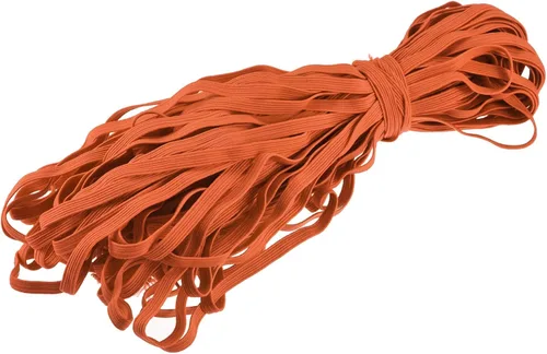 Vista 13 de MECCANIXITY Cordón elástico plano para coser de 1/4 de pulgada, 0.236 in, 33 yardas, cuerda elástica pesada para manualidades, color verde militar