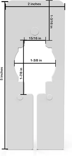 Vista 2 de Divisores de tamaño rectangular en blanco, varios colores y cantidades disponibles (15, azul bebé)